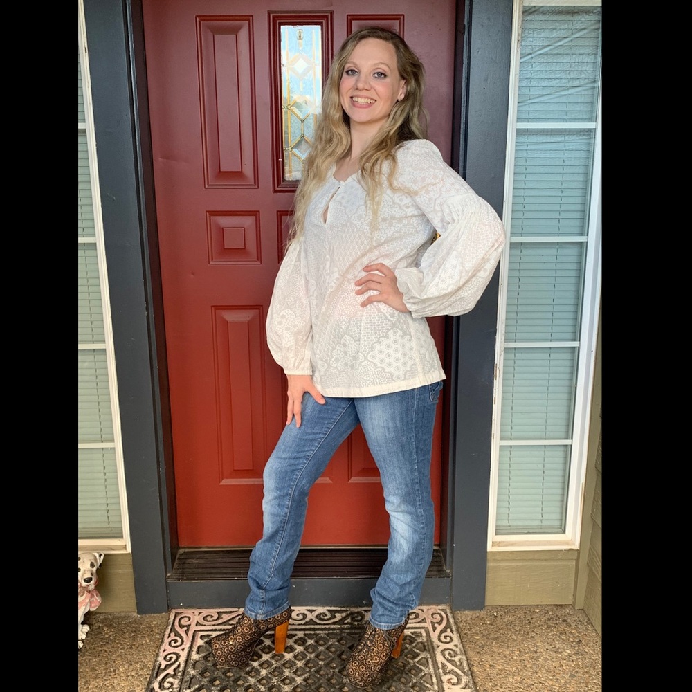 Vintage Sheer Cotton Blouse by IRVING & FINE